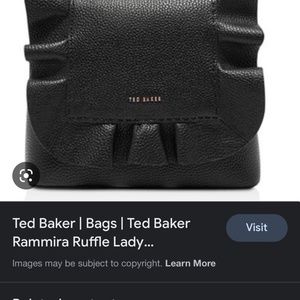 ISO TED BAKER RAMMIRA RUFFLE LADY BACKPACK/CROSSBODY PURSE